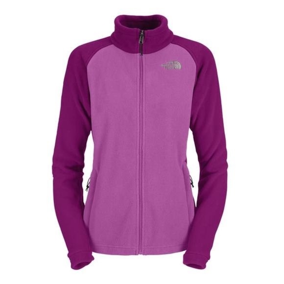 The North Face Khumbu Women’s Fleece Jacket Full Zip Purple size Small - Picture 1 of 12